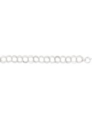 Sterling Silver Italian Fancy Bracelets Extra Long 8.25 AWSS-46-010825