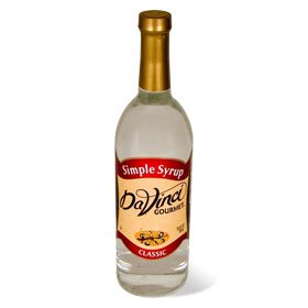 Da Vinci SUGAR FREE Sweetener Syrup (Simple Syrup) 750mL with Splenda by Da Vinci