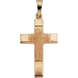 14K Yellow Gold Cross Pendant