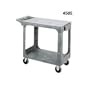 Rubbermaid-Gray Heavy Duty Flat Shelf Utility Cart 400lb max cart (4505GY) Category: Utility Carts