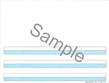 Brightlines Paper Kindergarten Blue 3/4 3-lines per page (3 tablets)