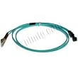 10Gb Aqua Fiber Optic Cable, MTRJ to LC, Multimode Duplex (50/125) - 10 Meter