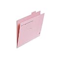プラス カットフォルダー A4マチなし2・3・4・5山 [古紙パルプ配合率70％再生紙] A4 4山 ピンク FL-064IF