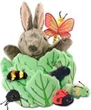 Rabbit in A Lettuce Hideaway Puppet