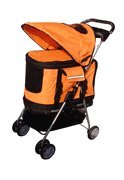 Orange Ultimate 4 In 1 Pet Stroller