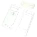 LG Voyager VX-10000 VX10000 Translucent Clear Snap-On Case Cover with Removable Swivel Belt Clip