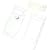 LG Voyager VX-10000 VX10000 Translucent Clear Snap-On Case Cover with Removable Swivel Belt Clip