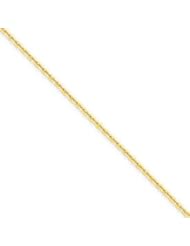 14k Gold 1.65mm Solid D/C Cable Chain 9 Inches