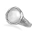 Cultured Freshwater Coin Pearl Ring in Sterling Silver