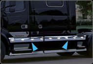 Panelite Side Fairing Panels 2005+ VN780 9 M1 LED Lights