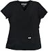Professional Uniforms | Lydia's Uniforms | Lydia's Nursing Uniforms - Scrubs - Grey's Anatomy by Barco Uniforms Junior Fit V-Neck Scrub Top (Black, X-Small)