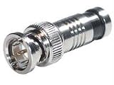 Impact Acoustics Compression BNC-Type Connector for RG6 - Video connector - BNC (M) - ( RG-6 ) - chrome (pack of 50 )