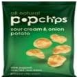 Popchips Sour Cream & Onion Potato Chip .8 oz. (Pack of 24)