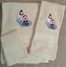 Snowman, Seal, Penguin Cream Bath Towel Set