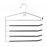 Multiple Pants Hanger - 5 Tier (Chrome/Black) (13.5" wide)