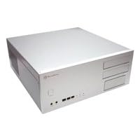 SilverStone CW01B-R Aluminum ATX Media Center/HTPC Case - Retail (Black)