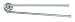 Brabantia Swivel Towel Arms Matt Steel