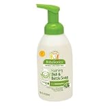BabyGanics Dish Dazzler Foaming Dish & Bottle Soap, Unscented, 18.6-Fluid Ounce Bottles (Pack of 2)