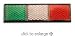 Reflective Italian Flag