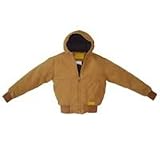 Mintcraft WR-35526-M-T MEDIUM SIZE HOODED PREWASHED JACKET - TAN