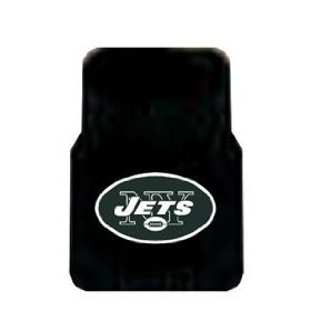 Front Rubber Floor Mats - New York Jets