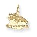 14K Denver Broncos Sm Satin Horsehead W/Broncos Charm - NF604