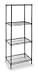 Storelogic 2KPL4 Shelving, Starter, H 63, W 24, D 24, Black