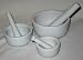 Health & Personal Care : Mortar/Pestle Set of 3 White (LMOR3)