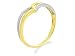 9ct Two-Colour Gold Wishbone Ring
