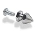 Tandy Leathercraft Screwback Spikes 1/2" Nickel Finish 1312-00 Tandy Leathercraft Screwback Spikes 1/2" Nickel Finish 1312-00