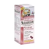 Children's Sudafed Pe Nasal Decongestant Liquid-Raspberry-4 ounces