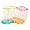 Medport Fit & Fresh 225FF Two Cup Portion Chill Containers with Covers - 4 Pk