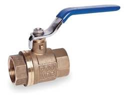 Industrial Grade 6GD15 Ball Valve, 3/4 In, FNPT, Forged Brass