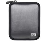 Western Digital Soft Carrying Case for My Passport Portable Hard Drives WDBABK0000NSL-WASN (Silver)