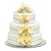 Large Yellow Orchids Diaper Cake by Bloomers