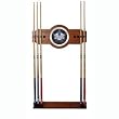 NHL Los Angeles Kings 2 piece Wood and Mirror Wall Cue Rack