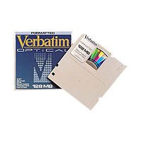3.5 Rewritable Optical 128MB 512-bytes/sector 1-pk
