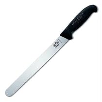 Victorinox Cutlery 10-Inch Round Tip Slicing Knife, Black Fibrox Handle