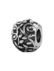 Sterling Silver Vine Spacer Zable Bead Charm bz19.9936