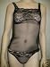 JEZEBEL HUGS & KISSES #80134 BLACK CAMISOLE XTRA LARGE