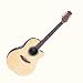 Ovation Celebrity Round Back Electro Acoustic Guitar - Natural Quilt Finish
