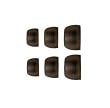 1 set, S/M/L - C - Black - Earphones Plus Brand, Silicone Replacement Earphone / Earbud Cushions