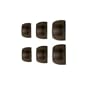 1 set, S/M/L - C - Black - Earphones Plus Brand, Silicone Replacement Earphone / Earbud Cushions