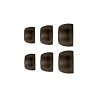 1 set, S/M/L - C - Black - Earphones Plus Brand, Silicone Replacement Earphone / Earbud Cushions