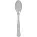Silver Shimmer Plastic Spoons 24 Count