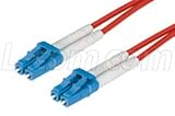 9/125 Colored Fiber Optic Duplex Cables with LC, SC and ST Connectors