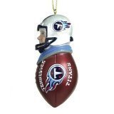 Tennessee Titans White Player Christmas Tree Ornament - NFL Football