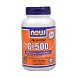 C-500 CHEW CHERRY - 100 TABS., (Now Food)