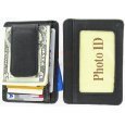 910EB Fine Leather Hand Crafted Mans Man's Mens Men's Mini Wallet ID Credit Card Holder with Magnetic Money Clip