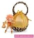 Ixie Bixie Pixie Purse with Doll Yellow Leopard by North American Bear Co.